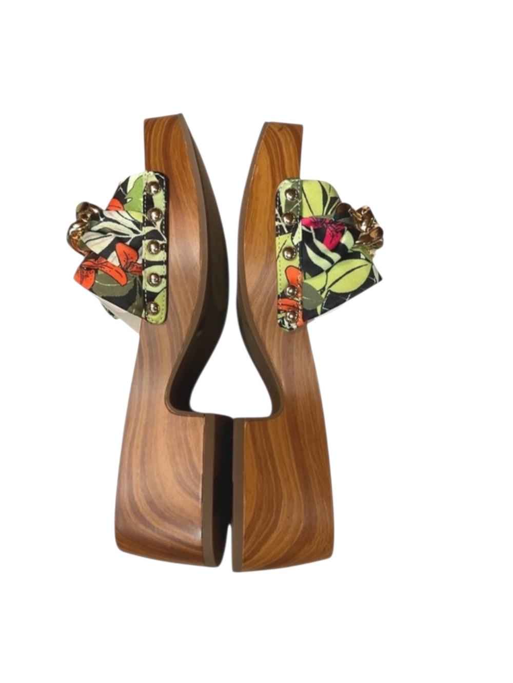 Jessica Simpson Tropical Floral Knot Slide Sandals | Size 7.5 - New In Box - Picture 5 of 5